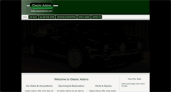 Desktop Screenshot of classicastons.com